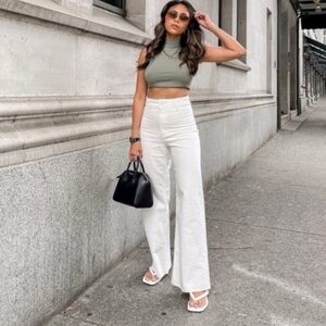 Zara Marine Pant in White